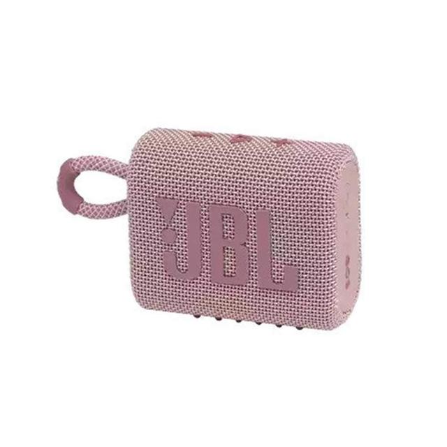 سبيكر لاسلكي JBL GO 3 Portable Waterproof Wireless Speaker - Pink - SW1hZ2U6Nzc3NzY=