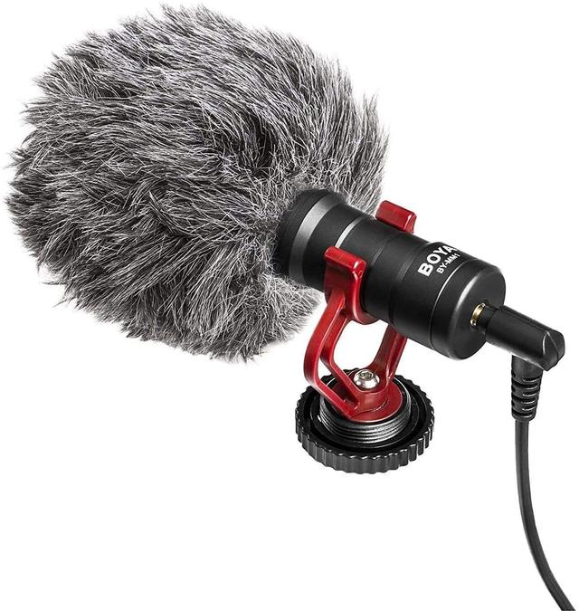 ميكروفون Boya Video Microphone Universal Compact - SW1hZ2U6NjcwMTY=