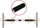 Generic Pull Up Bar Doorway Home Adjustable Non Slip Width Bar Fitness Equipment For Sit Ups Crunches - SW1hZ2U6NzA5NTI=