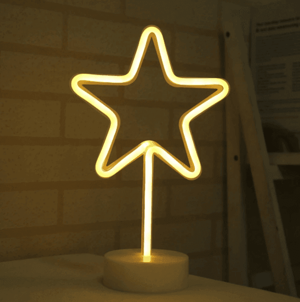 مصباح ديكور على شكل نجمة KIKIELF - LED Modeling Lamp - Star - SW1hZ2U6NzIxMDE=