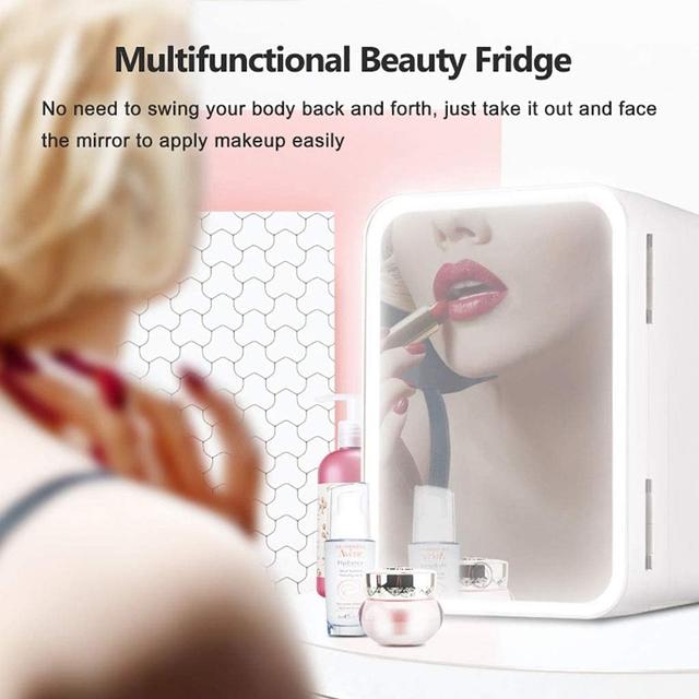 ثلاجة المكياج SUOMO - Compact Refrigerator 8 Liter Beauty Fridge - SW1hZ2U6NzIxNTc=