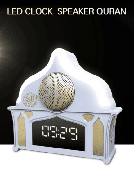 مكبر صوت للقرآن   Shenzhen Equantu - SQ912 Islamic MP3 Player Speaker LED Clock - SW1hZ2U6NzM2NjM=