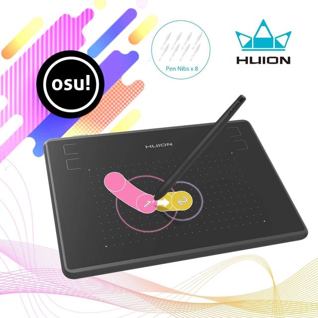 Generic HUION H430P Graphics Drawing Tablet with OTG 4096 Levels Pressure Sensitivity 4.8 x 3 Inches Working Area Supported Android,Windows,MAC, ChromeOS 89 - SW1hZ2U6NjcyNDk=