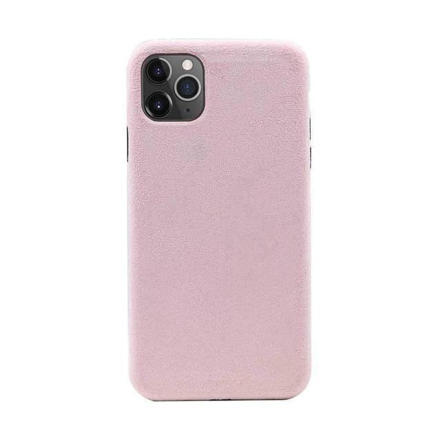 Generic porodo alcantara cover case iphone pink - SW1hZ2U6NDU1MjA=