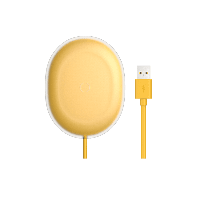 شاحن لاسلكي Baseus Jelly wireless charger 15W – أصفر - SW1hZ2U6NzcwNzY=