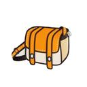 jump from paper shoulder bag cheese orange 10 5 - SW1hZ2U6MzI4NjI=