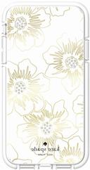 kate spade new york iphone xr reverse hollyhock floral clear cream with stones - SW1hZ2U6MzIwNTA=
