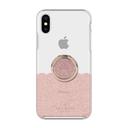 kate spade new york iphone xs x gift set ring stand protective hardshell case scallop rose gold glitter clear - SW1hZ2U6MzIwNzk=