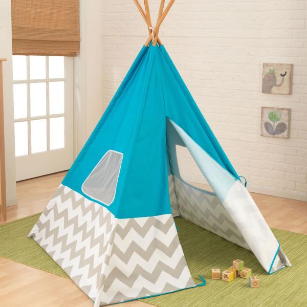 KidKraft turquoise teepee tents - SW1hZ2U6NjgxNjM=