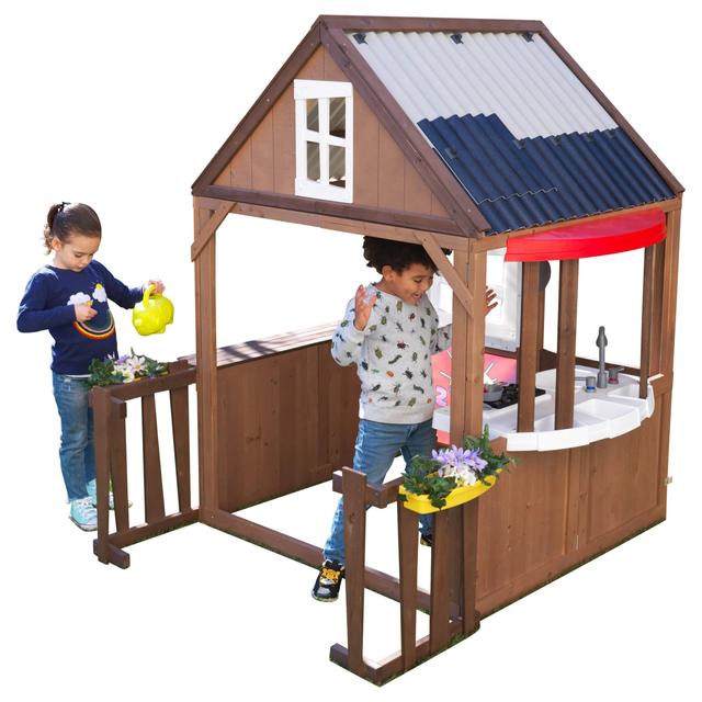 بيت اللعب للأطفال KidKraft - Ryan's World Outdoor Playhouse - SW1hZ2U6NjgxMjg=