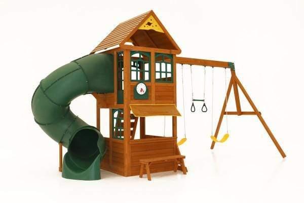 مجموعة ألعاب للأطفال KidKraft - Forest Ridge Swing Set / Playset - cG9zdDo2ODExMA==