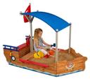 صندوق الرمل للاطفال مع مظلة كيد كرافت kidkraft Umbrella With Pirate Sandboat - SW1hZ2U6NjgwODQ=