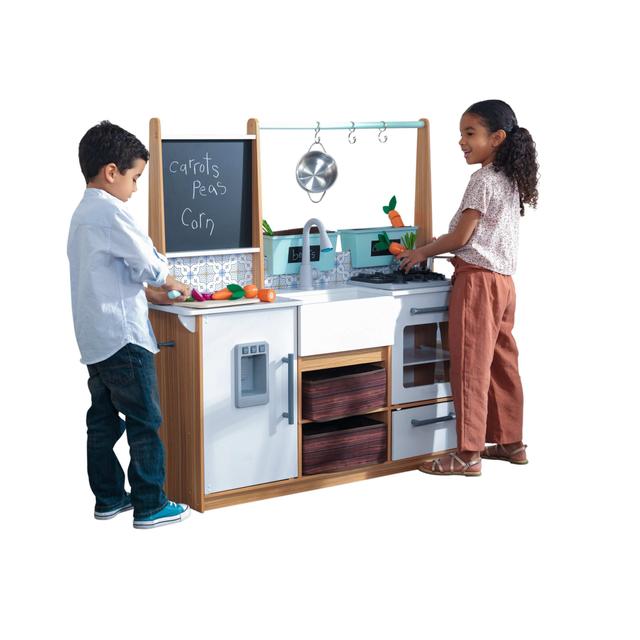KidKraft farmhouse play kitchen with ez kraft assembly™ - SW1hZ2U6NjgwMzc=