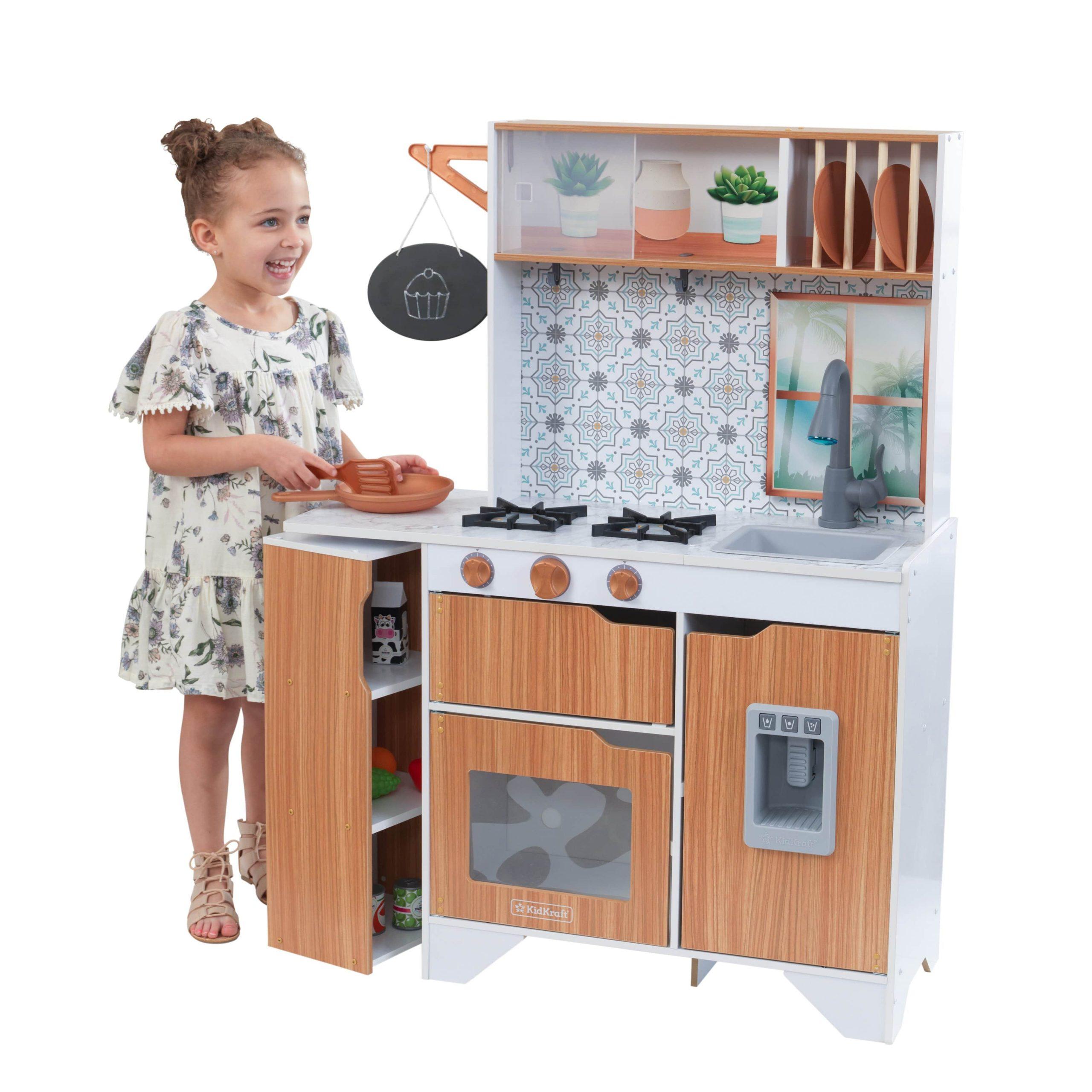 مطبخ اطفال خشب تفاعلي كيد كرافت KidKraft Taverna Play Kitchen - cG9zdDo2ODA0MQ==