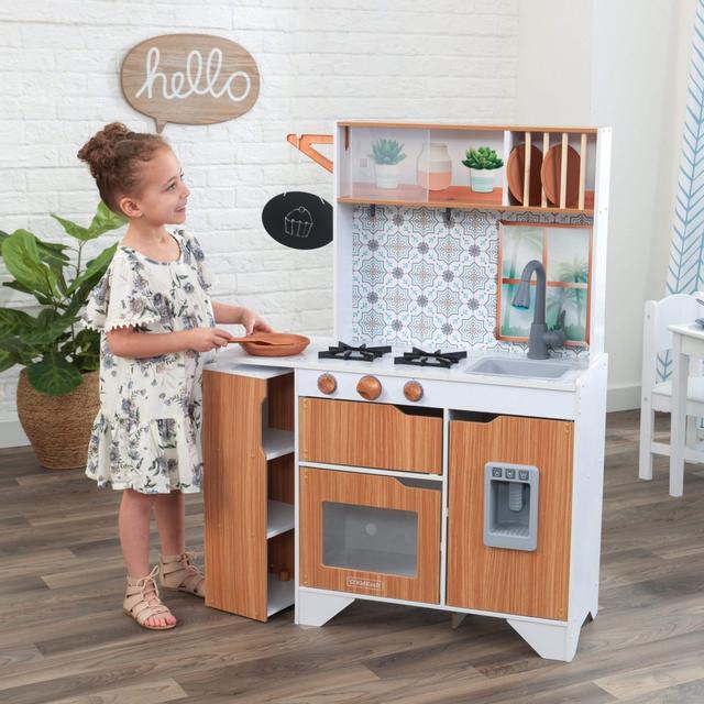 مطبخ اطفال خشب تفاعلي كيد كرافت KidKraft Taverna Play Kitchen - SW1hZ2U6NjgwNDQ=