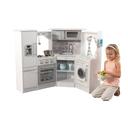 مطبخ اطفال زاوية أبيض مع الأضواء والأصوات كيد كرافت KidKraft Ultimate Corner Play Kitchen with Lights & Sounds - SW1hZ2U6NjgwNDc=