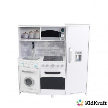 مجموعة ألعاب المطبخ KidKraft - Large Play Kitchen - أبيض - 1}
