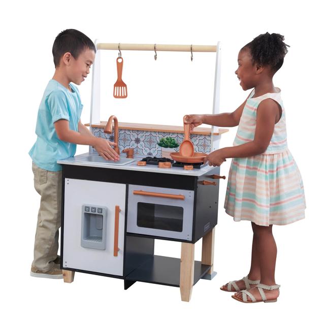مطبخ للأطفال KidKraft - Artisan Island Toddler Play Kitchen - أسود - SW1hZ2U6NjgwMTc=
