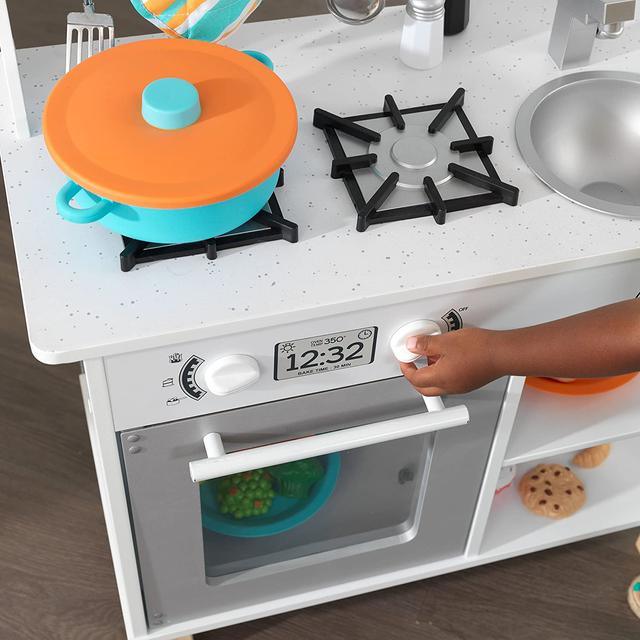 مطبخ للأطفال KidKraft - All Time Play Kitchen With Accessories - أبيض - SW1hZ2U6Njc5ODI=