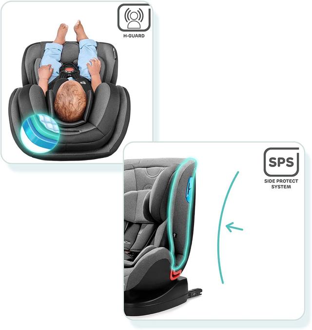 kinderkraft car seat vado with isofix system black - SW1hZ2U6ODE5NzI=