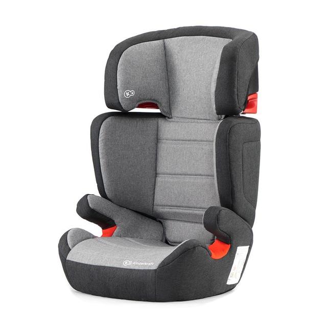 kinderkraft car seat junior fix black grey with isofix system - SW1hZ2U6ODIxMTA=