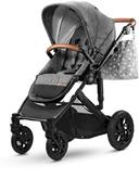 عربة كندركرفات لون رمادي Kinderkraft PRIME 2020 with car seat and accessoriess 3in1 + mommy bag عربة مع حقيبة - SW1hZ2U6ODE4NTE=