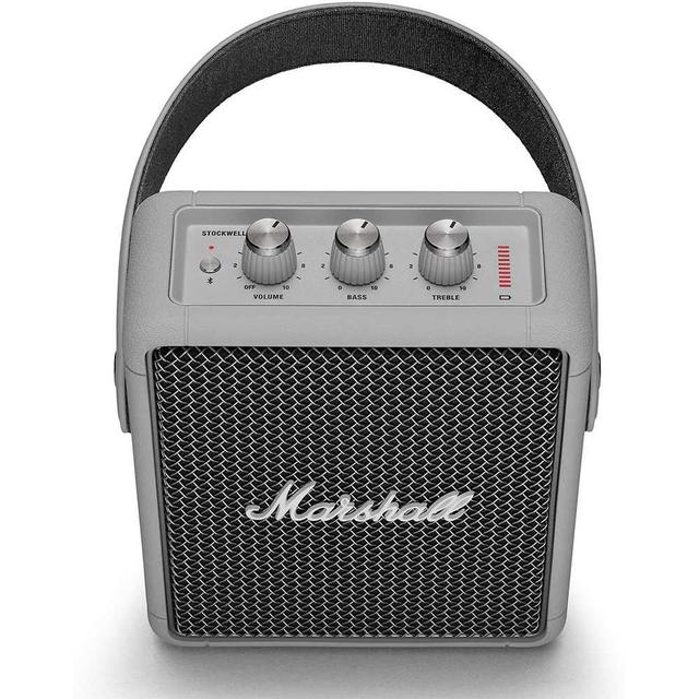 سبيكر محمول Marshall Stockwell 2 Wireless Stereo Speaker - Gray - SW1hZ2U6Nzc2Mjc=