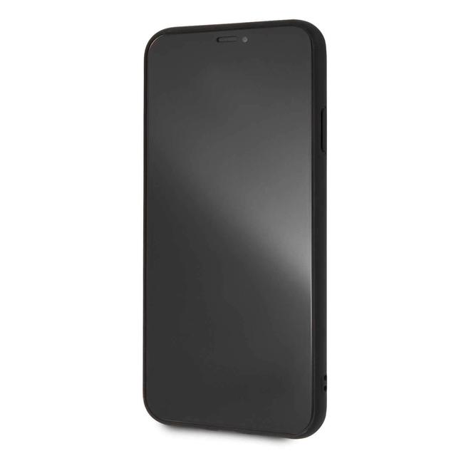 maserati granlusso genuine leather hard case for iphone xs max black - SW1hZ2U6NDM1NDI=