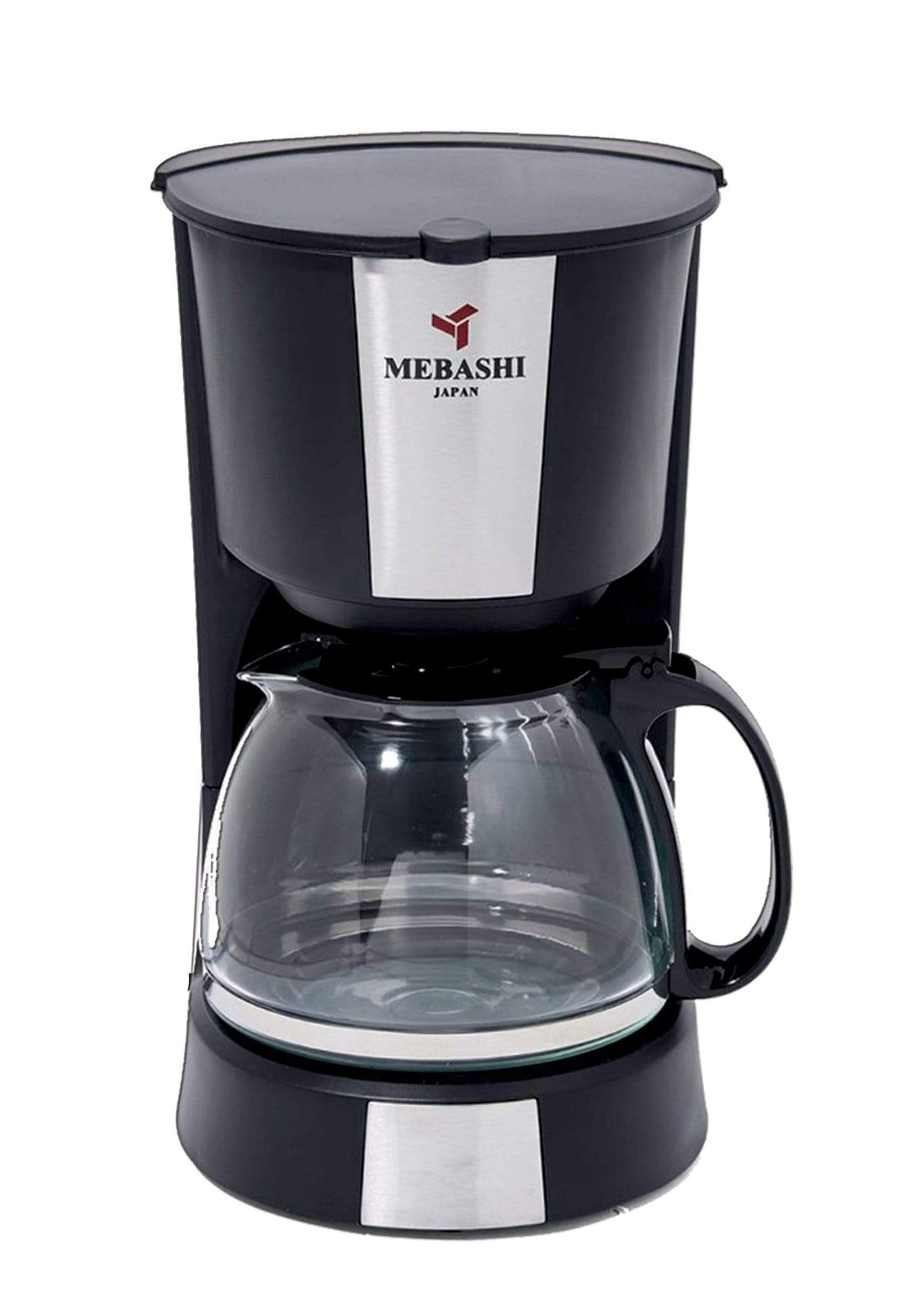 مكينة بلاك كوفي 1.2 لتر 900 واط مؤشر مستوى الماء ميباشي Mebashi Water Level Indicator 900W 1.2L Drip Coffee Machine