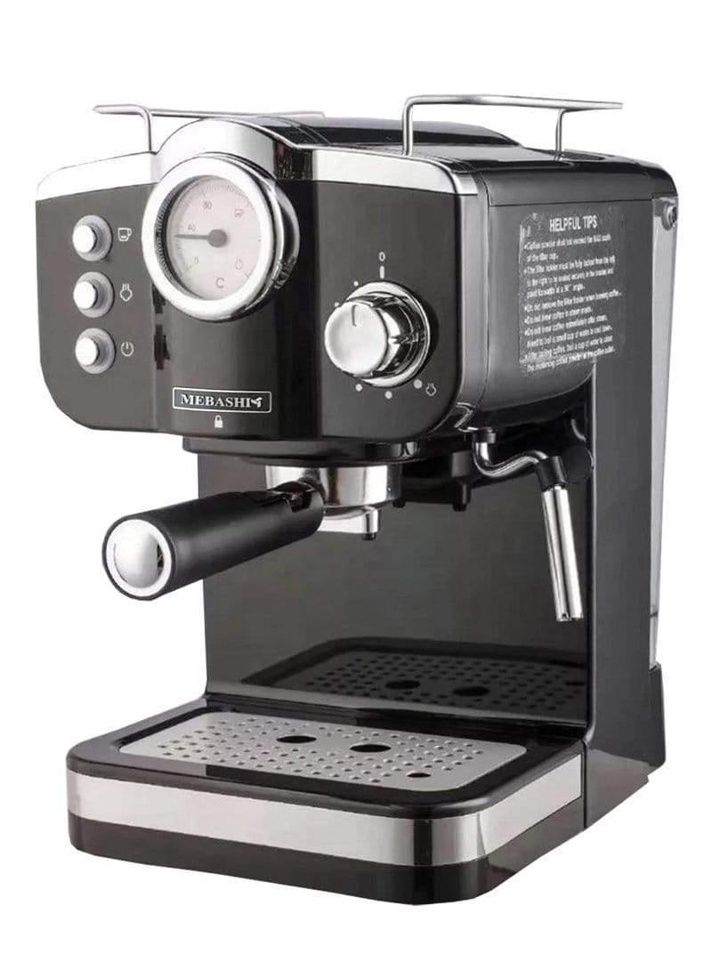 ماكينة قهوة MEBASHI - ESPRESSO COFFEE MACHINE-ME-ECM2015 - أسود