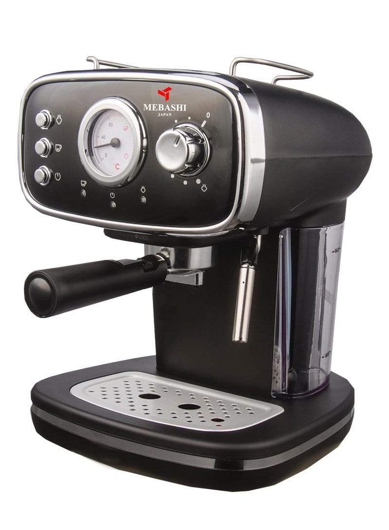 ماكينة قهوة اسبريسو 20 بار ميباشي Mebashi Espresso Coffee Machine Me-ecm2019