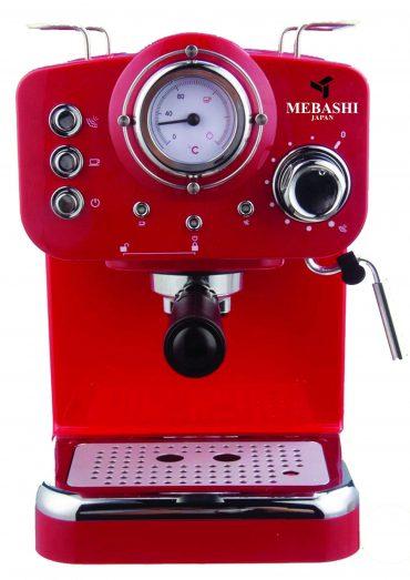 ماكينة قهوة MEBASHI - ESPRESSO COFFEE MACHINE-ME-ECM2009 - أحمر