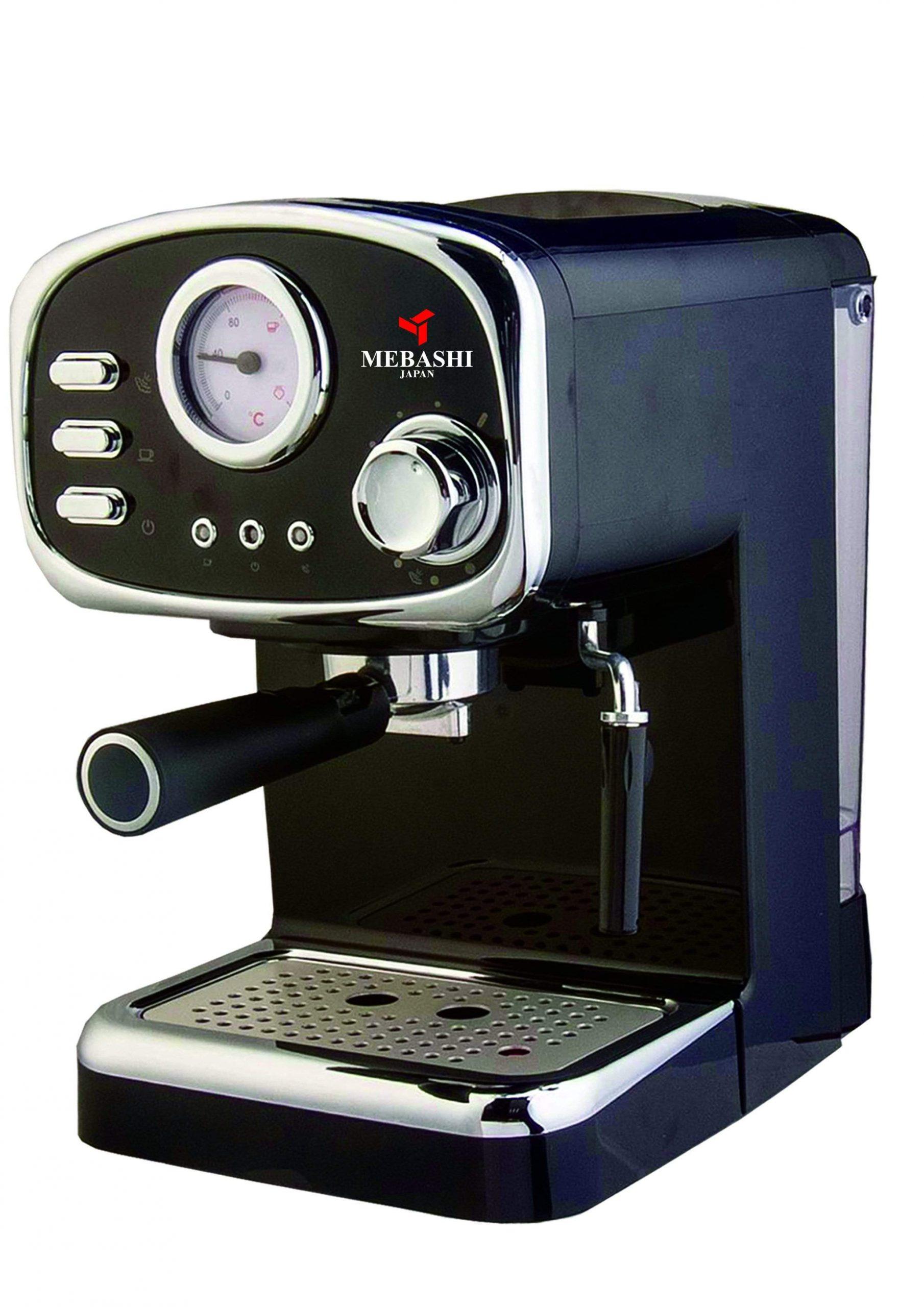 ماكينة قهوة MEBASHI - ESPRESSO COFFEE MACHINE-ME-ECM2010 - أسود
