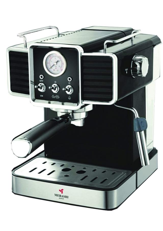 ماكينة قهوة MEBASHI - ESPRESSO COFFEE MACHINE-ME-ECM2020 - أسود - SW1hZ2U6NzE2NjI=