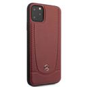 Mercedes-Benz mercedes benz leather hard case perforation for iphone 11 pro max red - SW1hZ2U6NDM4MzU=