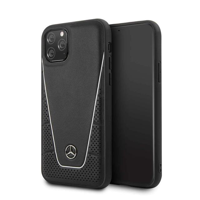 Mercedes-Benz mercedes benz quilted and smooth leather case for iphone 11 pro black - SW1hZ2U6NDM4MDA=