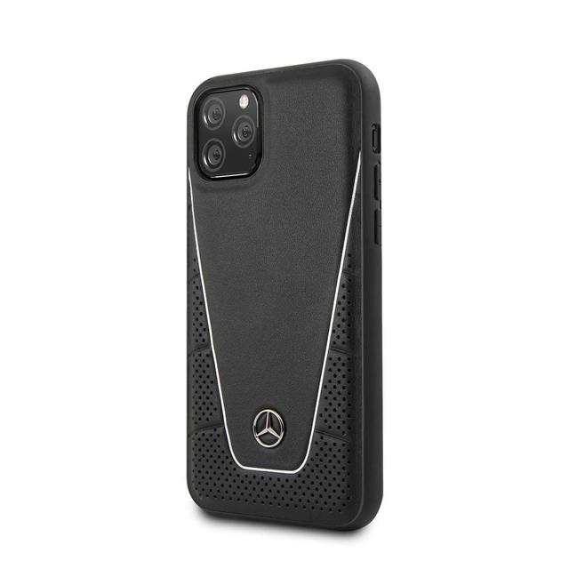 Mercedes-Benz mercedes benz quilted and smooth leather case for iphone 11 pro black - SW1hZ2U6NDM4MDE=