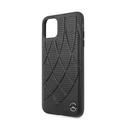 Mercedes-Benz mercedes benz hard case quilted perforated genuine leather for iphone 11 pro max black - SW1hZ2U6NTE5NzI=