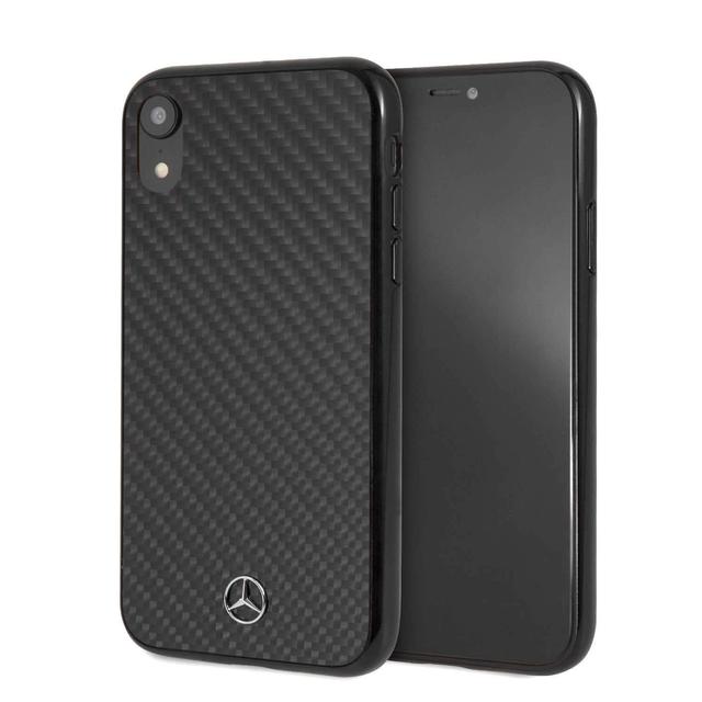 Mercedes-Benz mercedes benz real carbon fiber hard case for iphone xr black 2 - SW1hZ2U6NTM0MjY=