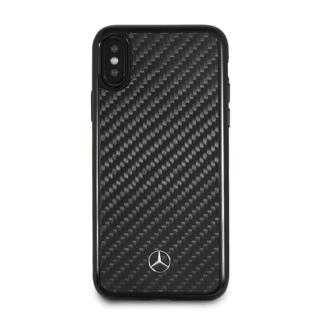 Mercedes-Benz mercedes benz real carbon fiber hard case for iphone x black - SW1hZ2U6NTM0MzU=