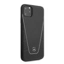 Mercedes-Benz mercedes quilted smooth leather for iphone 11 pro max black - SW1hZ2U6NDM4NDA=