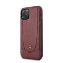 Mercedes-Benz mercedes benz perforation leather hard case for iphone 11 pro red - SW1hZ2U6NDM3OTc=