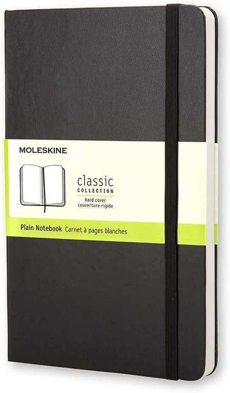 دفتر ملاحظات غير مسطر Moleskine - Classic Plain Paper Notebook - A6 - 192 صفحة / أسود