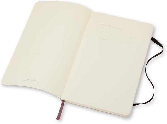 دفتر ملاحظات مسطر Moleskine - Classic Ruled Paper Notebook - A5 - 192 صفحة / أسود - SW1hZ2U6NTc1MDg=