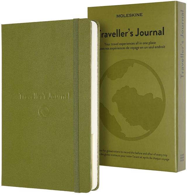 moleskine travel journal theme notebook hardcover notebook to organise and remember your travels large size 13 x 21 cm 400 pages - SW1hZ2U6NTc1MjU=
