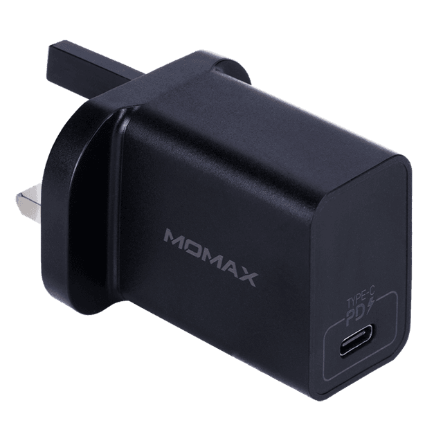momax one plug 1 port type c charger black - SW1hZ2U6NTQzNDk=