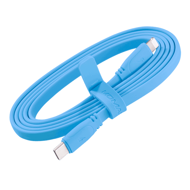كابل GO LINK USB-C TO LIGHTNING CABLE 1.2M MOMAX - أزرق - SW1hZ2U6NTQ0Mjg=