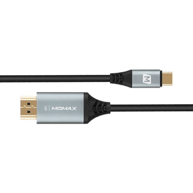 كابل GO LINK USB-C TO HDMI 2.0 CABLE 2M MOMAX - رمادي - SW1hZ2U6NTQ0NDQ=