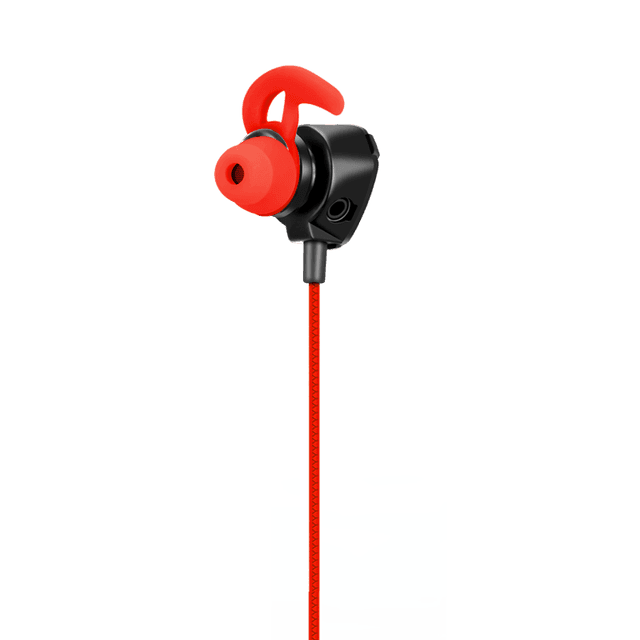 سماعات سلكية مع ميكروفون للألعاب أحمر وأسود موميكس Momax Black And Red Play Gaming Microphone With Ear Headphones - SW1hZ2U6NTQ1MjA=