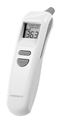 مقياس حرارة بالأشعة تحت الحمراء أبيض موماكس Momax White Infrared Thermometer - SW1hZ2U6NTQwNjY=